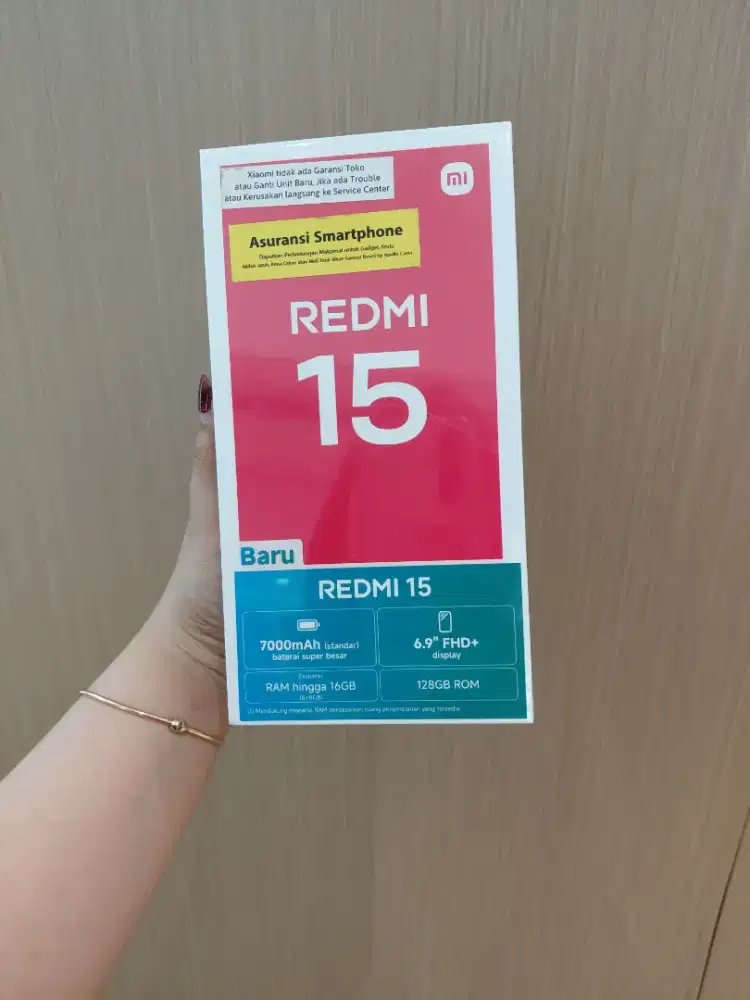 Redmi 15 8/128 kredit dp 0 bunga 0% syarat KTP aja