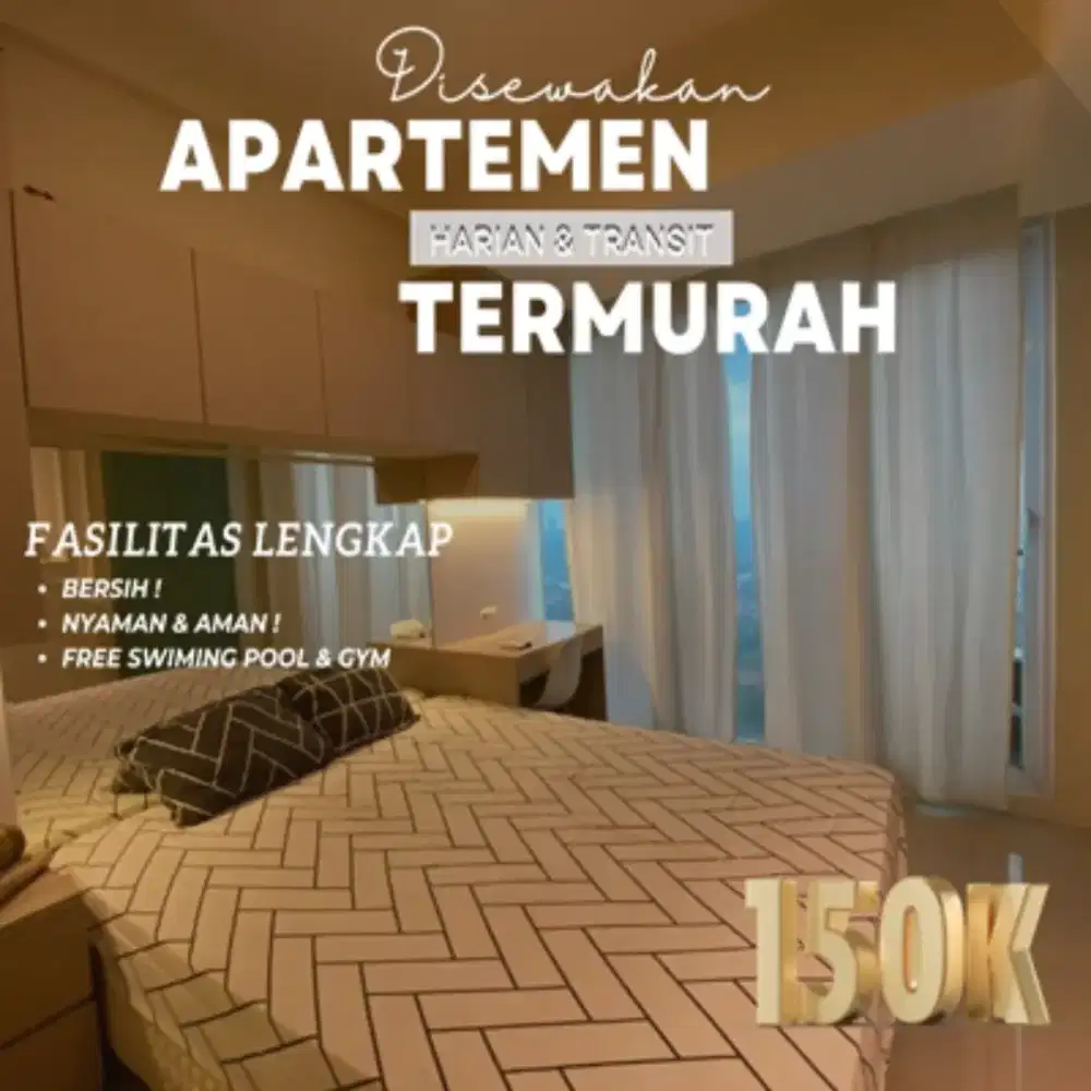 Sewa apartemen Harian/Transit BASSURA CITY Termurah