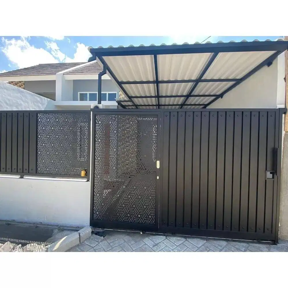 pagar rumah bahan besi galvanis anti karat