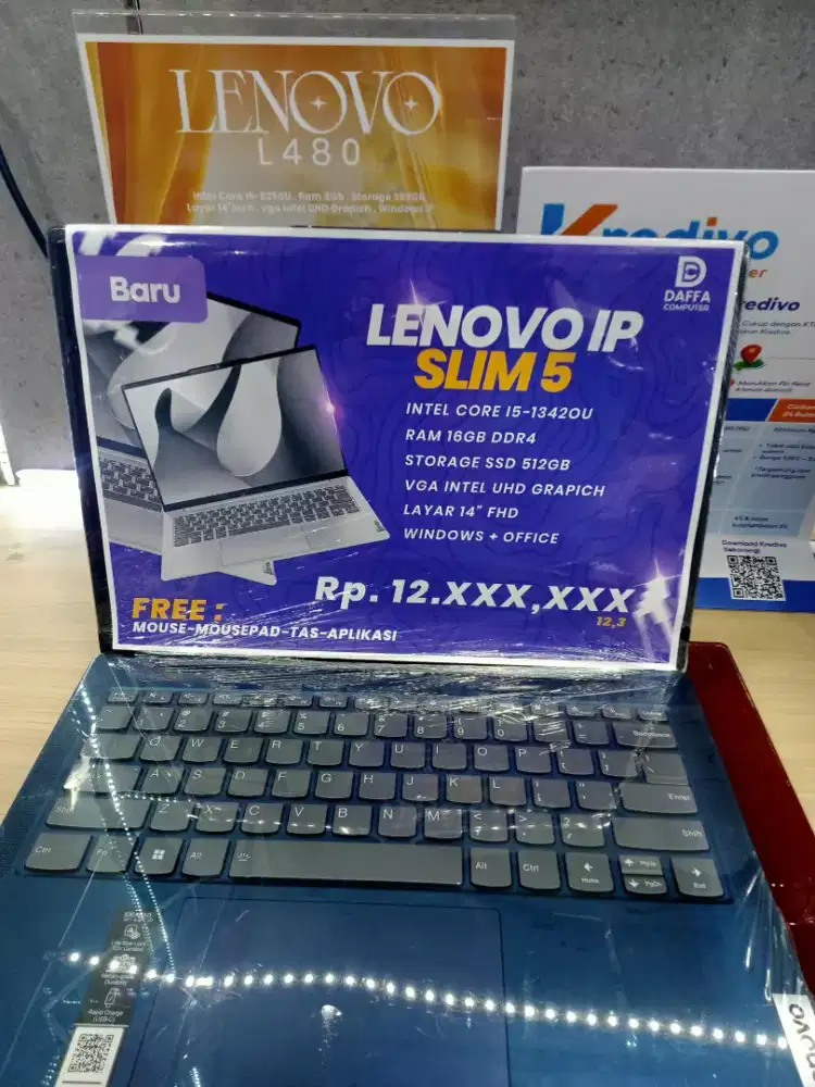 LENOVO IP SLIM 5, CICILAN 0% HANYA PAKAI KTP (TANPA DP+KARTU KREDIT)