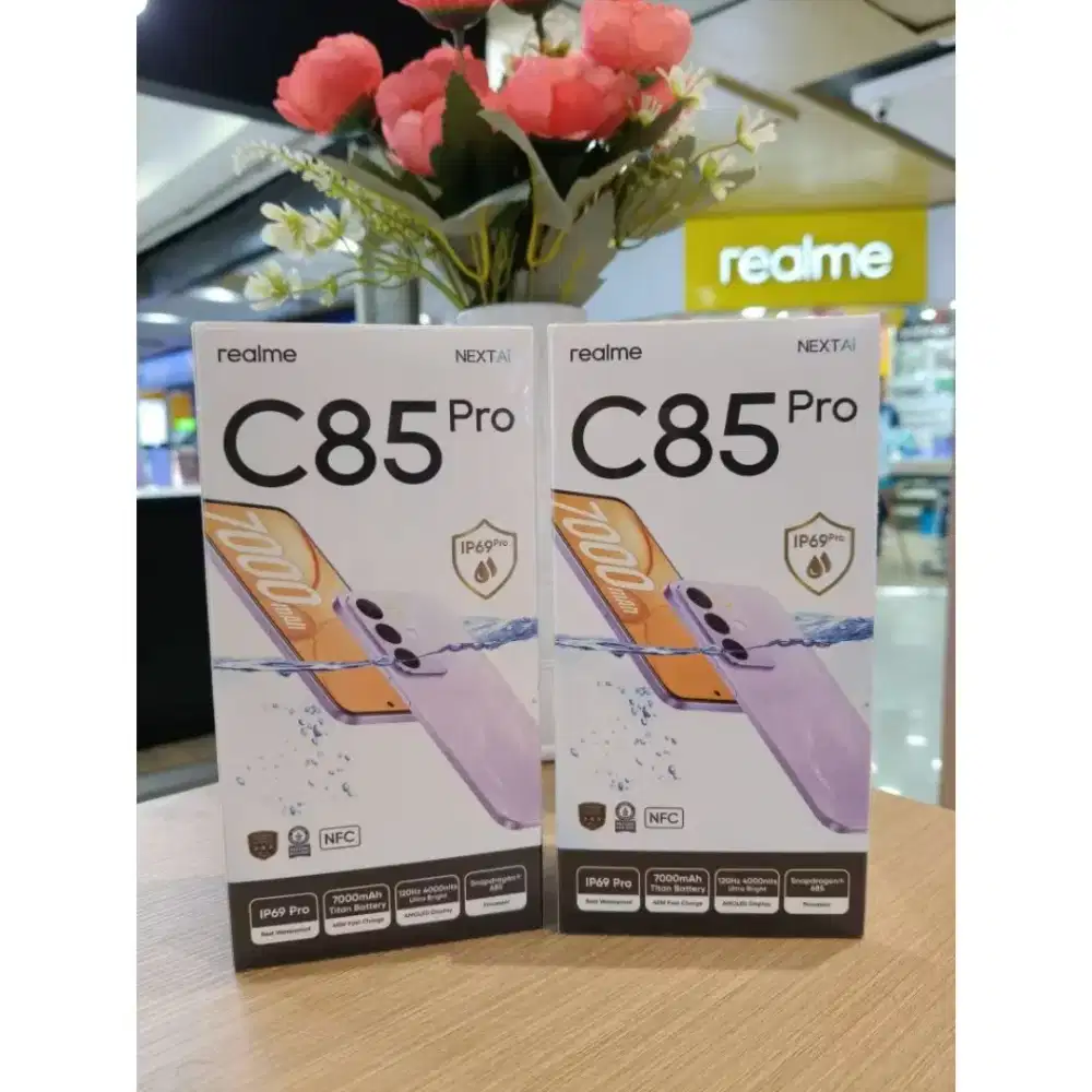 Harga Promo REALME C85 PRO NFC.BATERAI 7000MAH. TAHAN AIR IP 69PRO