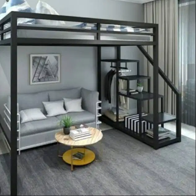 mezanin indoor bed penambah ruangan bahan kokoh