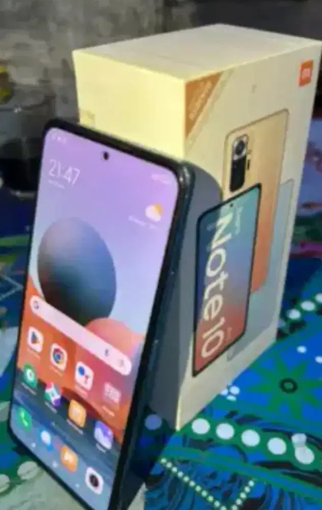 Murah hp Xiaomi Redmi Note 10 pro 8/128 lkp, bs TT