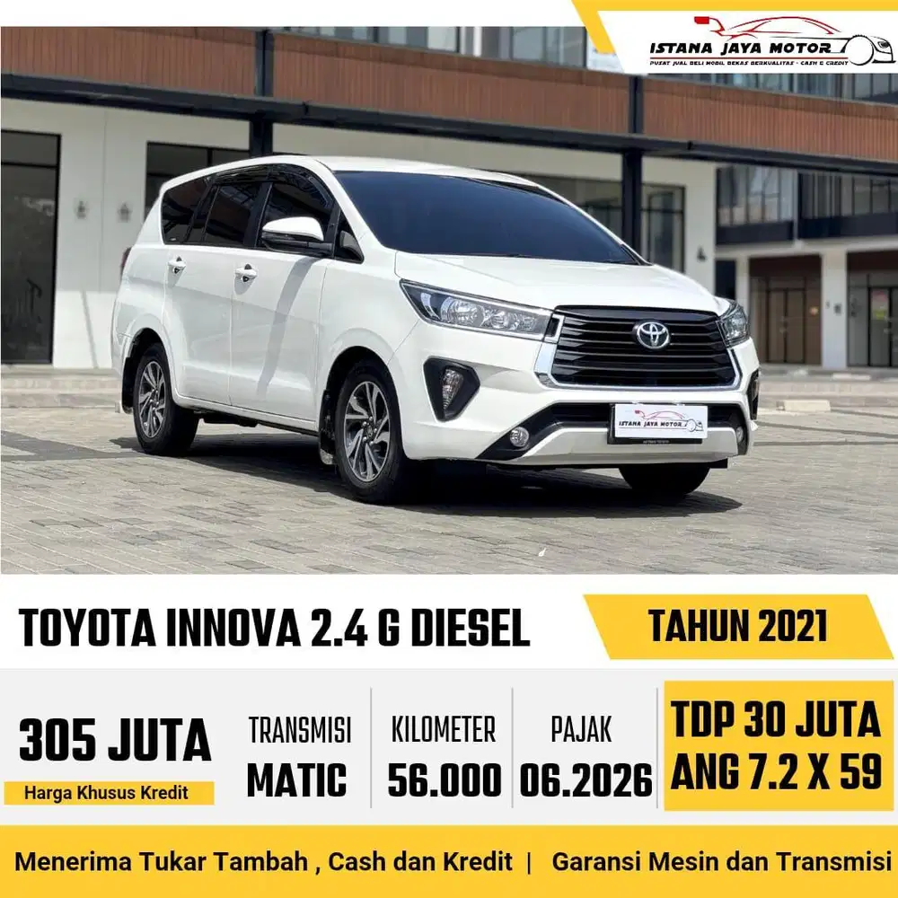 LOW KM Toyota Kijang Innova Reborn 2.4 G Diesel AT 2021