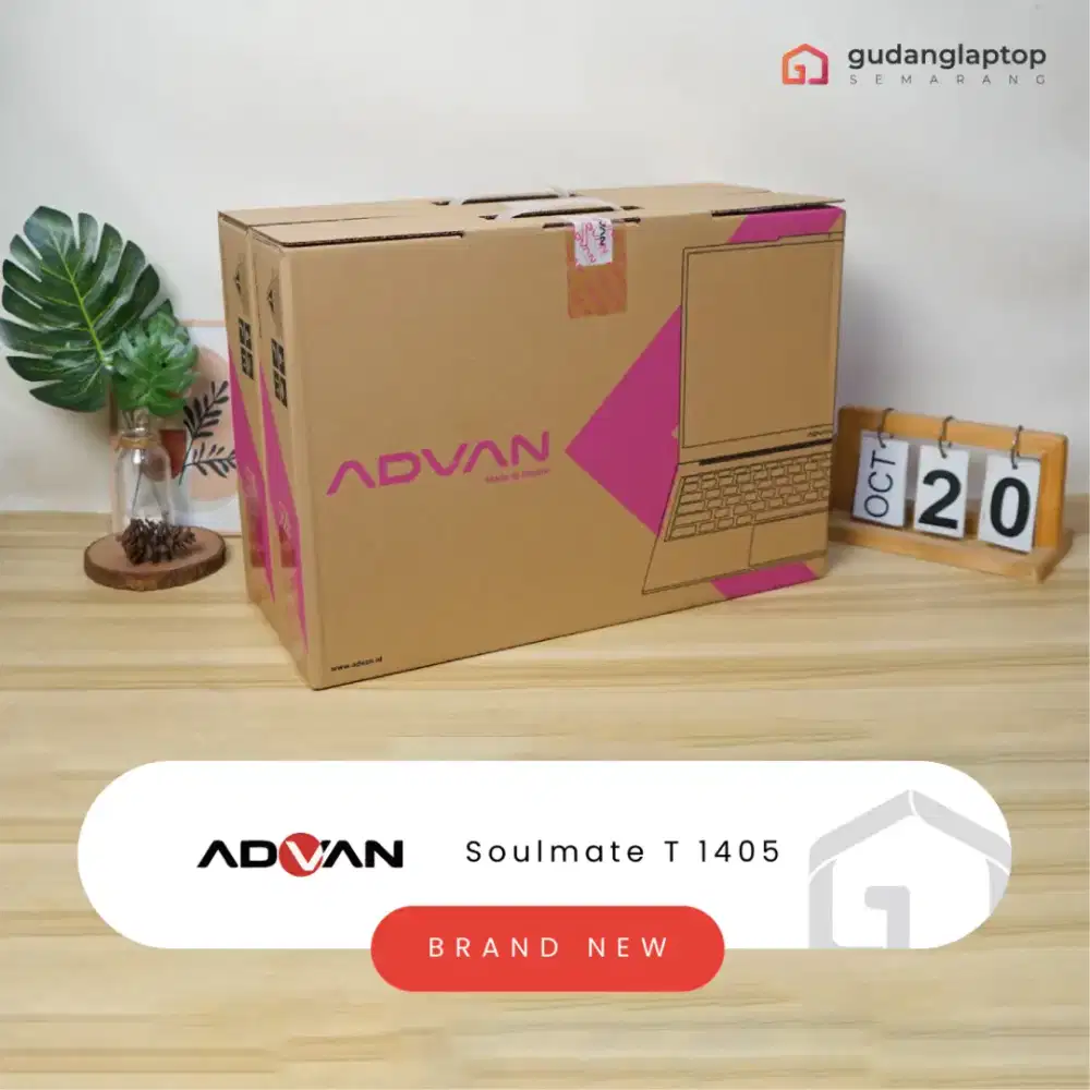 NEW ADVAN Soulmate T 1405
INTEL N4020 4GB/128GB Garansi Resmi 1 Tahun