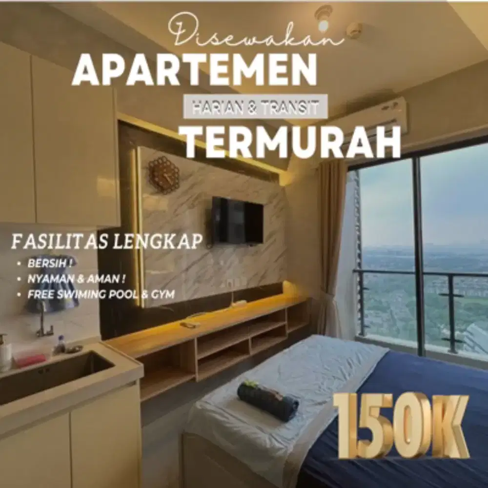 Sewa apartemen Jakarta Selatan Kalibata City Harian/Transit Termurah
