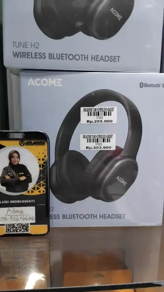 ACOME TUNE H2 WIRELESS HEADSET | ATLANTIS DAHSYAT