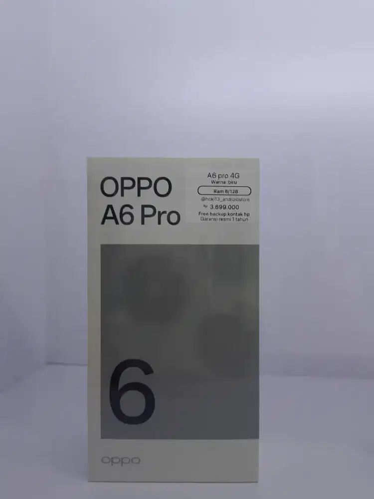 oppo a6 pro 8/128