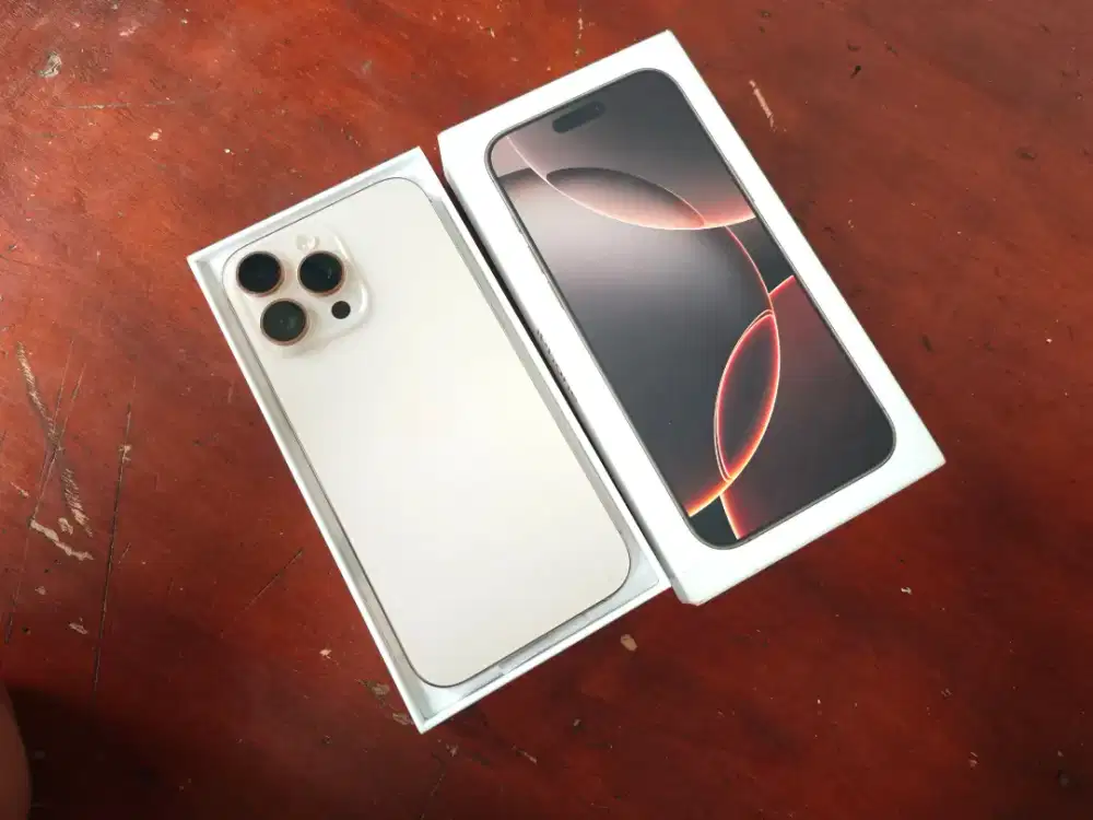 iPhone 16 Pro Max 256GB Desert ResmiBox