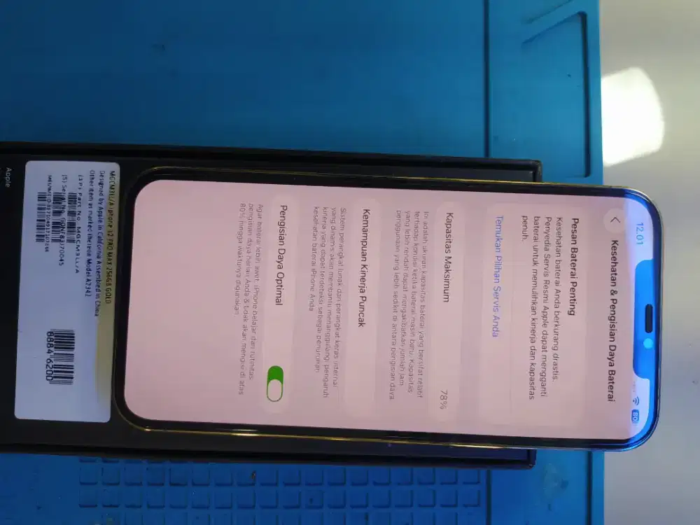 iphone 12 pro max 256GB LLA semua operator