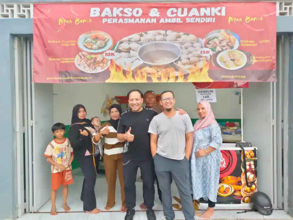 Dicari laki utk jaga kedai bakso cuanki mas Ben's