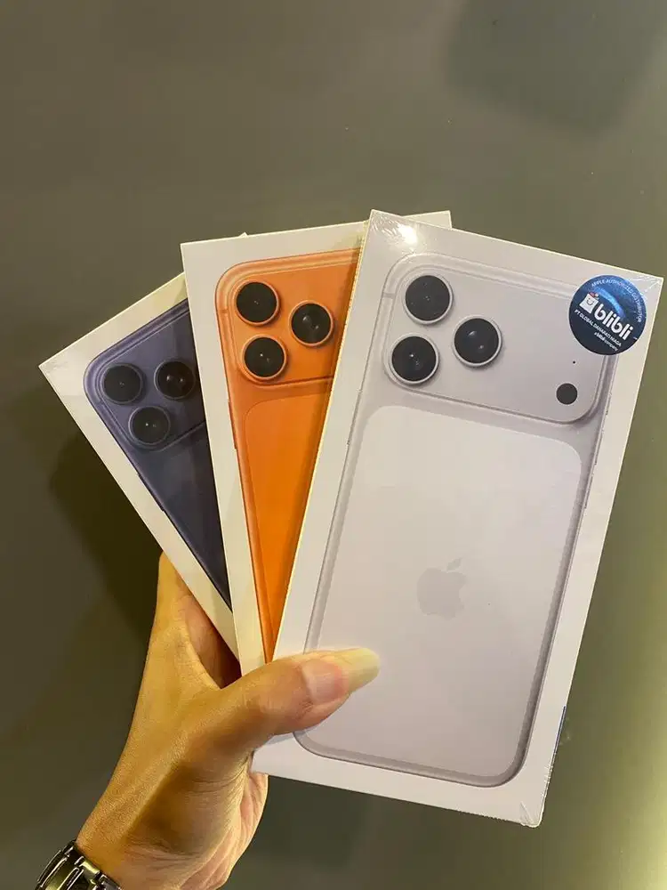 Iphone 17 pro max 256gb new resmi segel