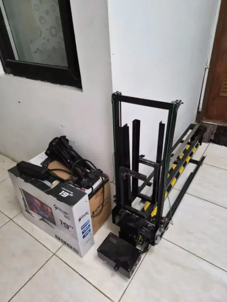 alat potong huruf sterofom papan bunga