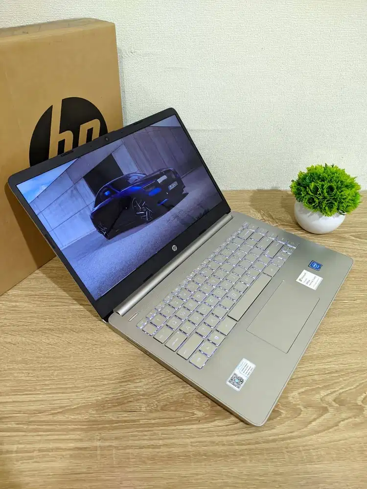 TEBUS MURAH!! LAPTOP HP 14S-DQ0508TU INTEL N4120 RAM 4GB SSD 256GB 14