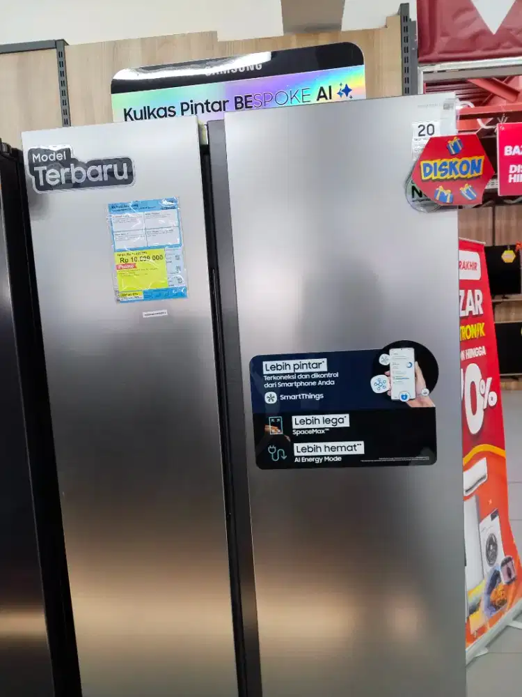 Kulkas set by set samsung 587L inverter cicilan mulai dari 900rb