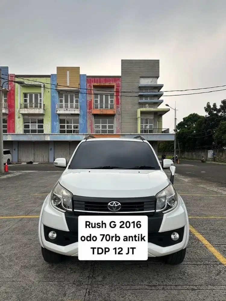 Toyota Rush G 2016 tdp12jt at  2017 matic putih istimewa