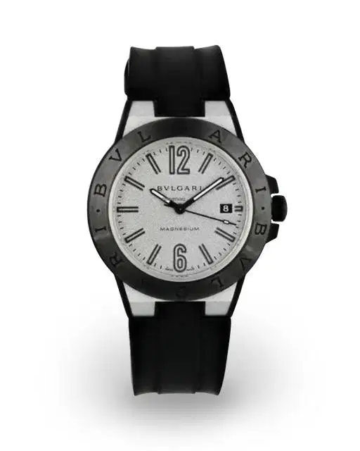 Bvlgari Diagono Grey Dial Automatic Rubber 41 - Watch Only