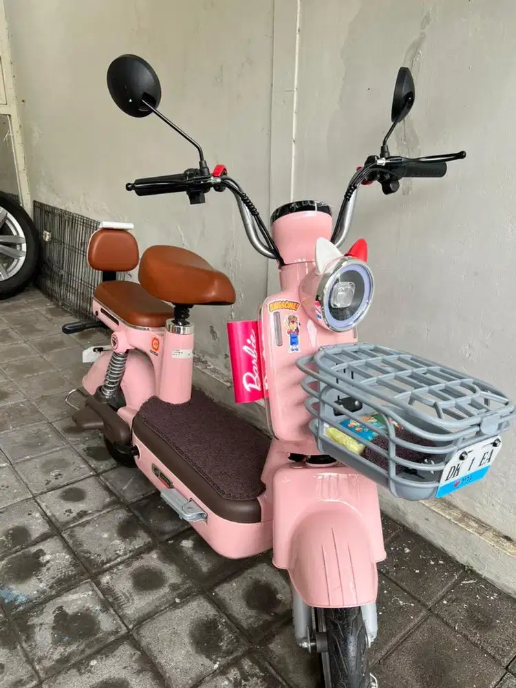 Sepeda Listrik GODA PANDA PINK Like New