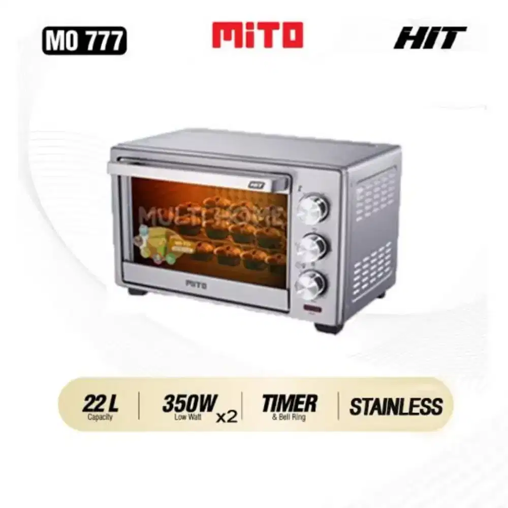 OVEN MITO MO777 SILVER ( 22 LTR)