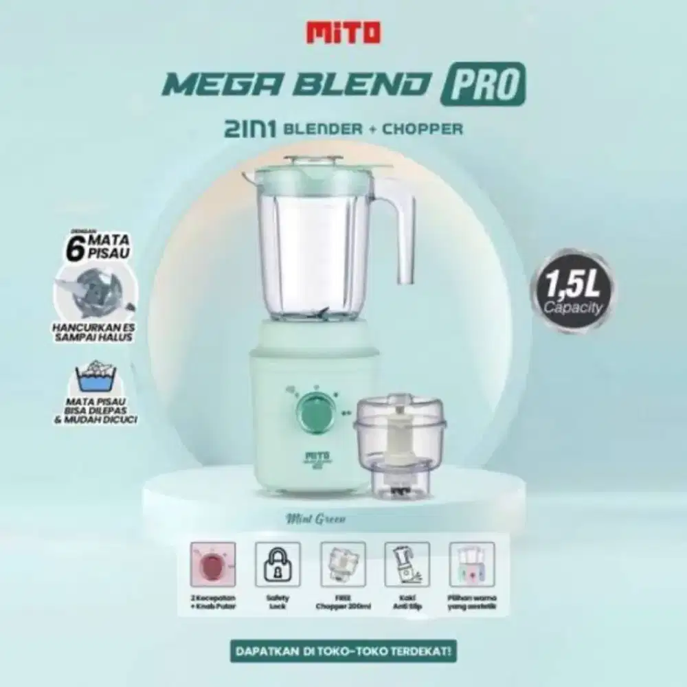 BLENDER MITO BL300 MINT GREEN