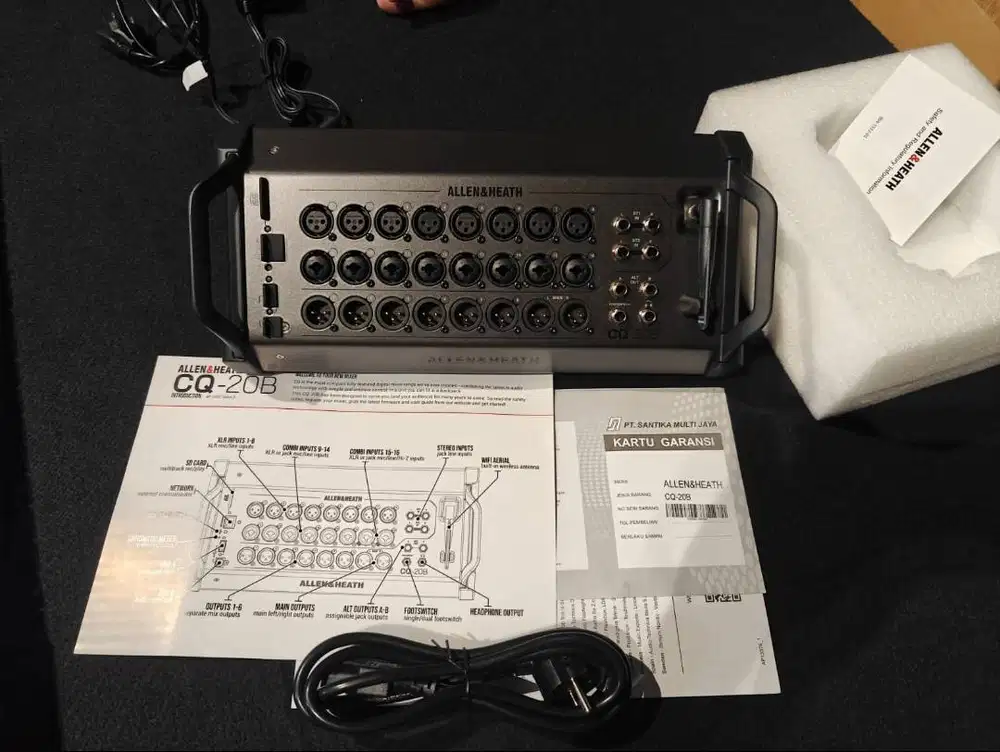 Mixer digital allen & heath CQ20B like new garansi resmi panjang audio