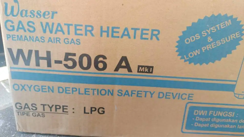DIJUAL CEPAT BUTUH DANA HARGA NEGO ( WATER HEATER WASSER )
