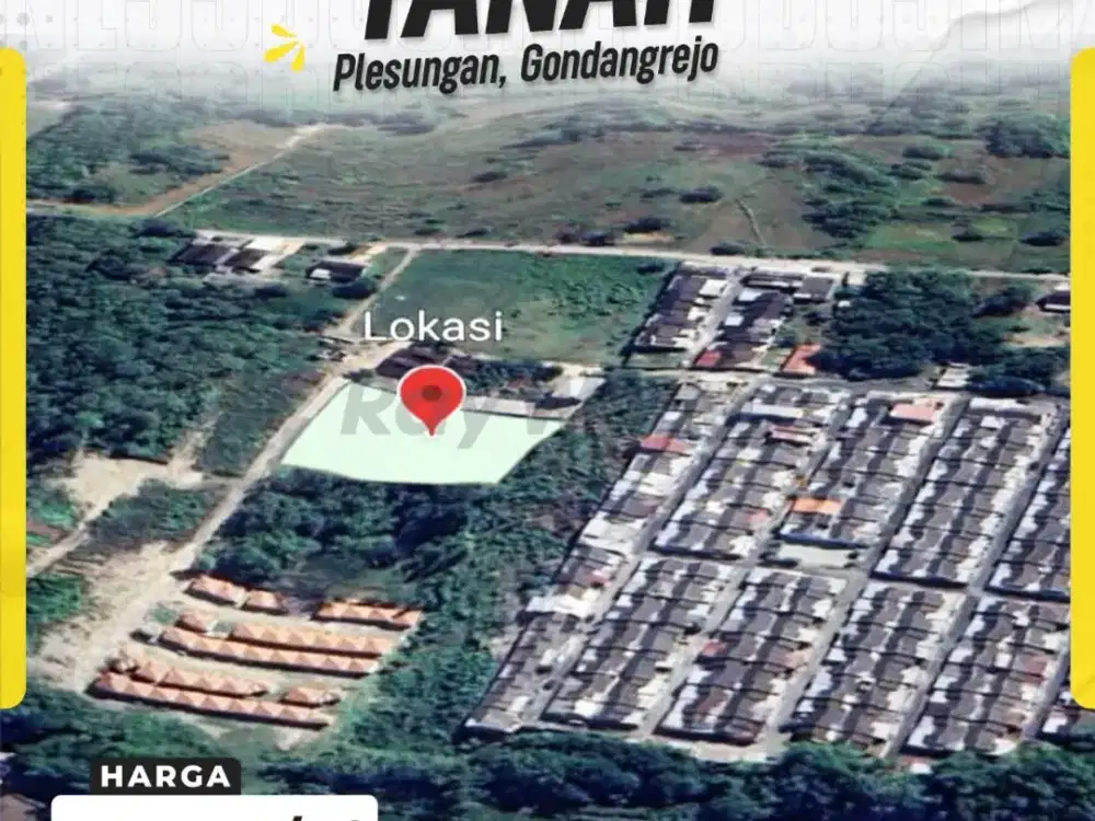 Dijual Tanah Di Plesungan Gondangrejo Potensial Untuk Perumahan