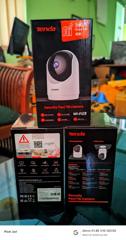 CCTV TENDA 3mp Quad HD 2k