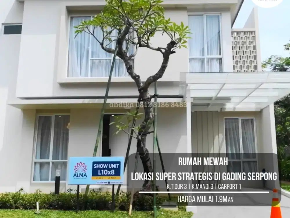 RUMAH 2 LANTAI MODERN MINIMALIS DI GADING SERPONG BSD