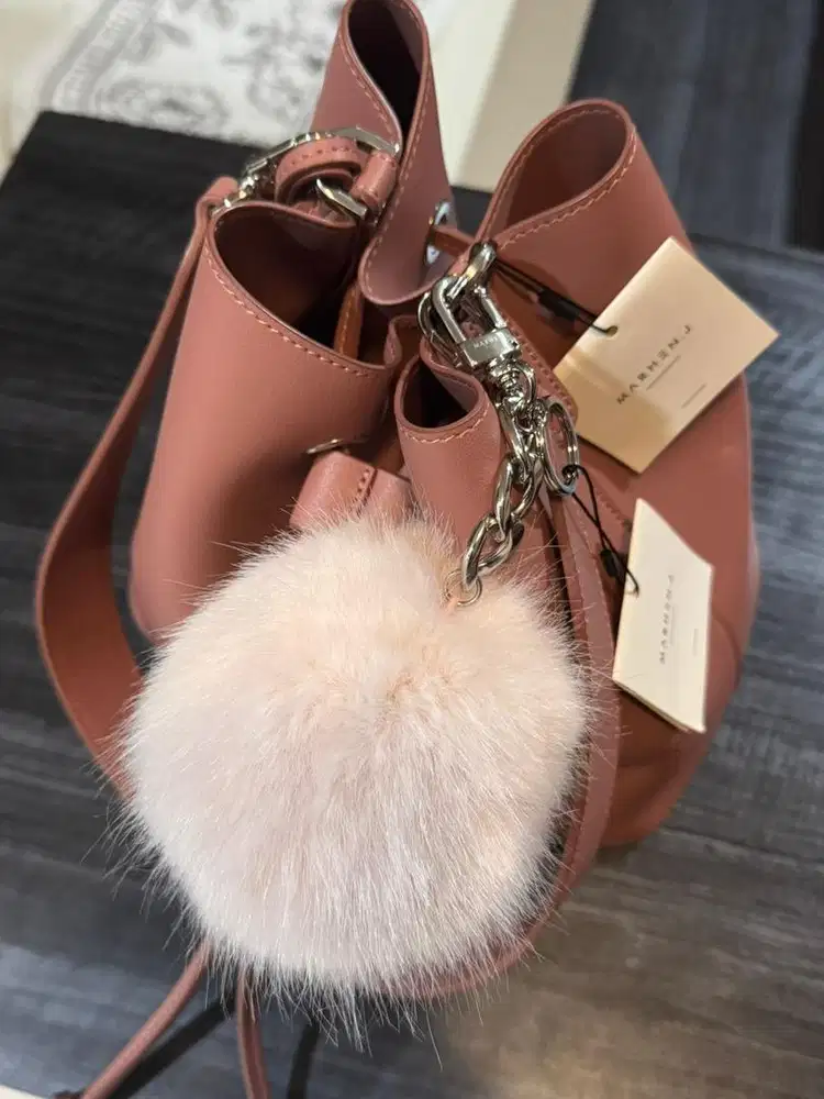 Marhen J Jenny Shoulder Bag Pink Korea like new + Charm Original Nego