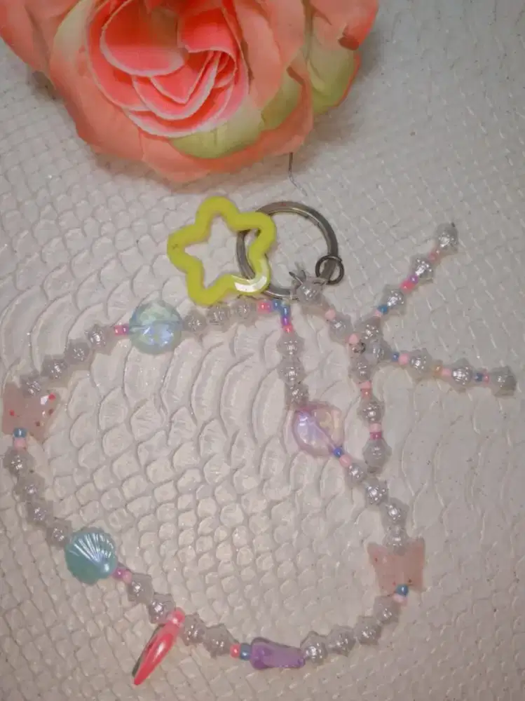 keychain strap manik - handmade DIY