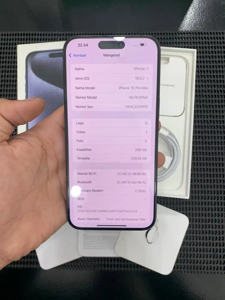 Iphone 15pm 256gb ibox