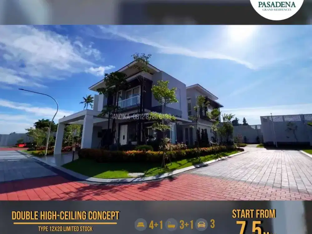 RUMAH MEWAH 2 LANTAI DENGAN FITUR SUPER LENGKAP DI GADING SERPONG