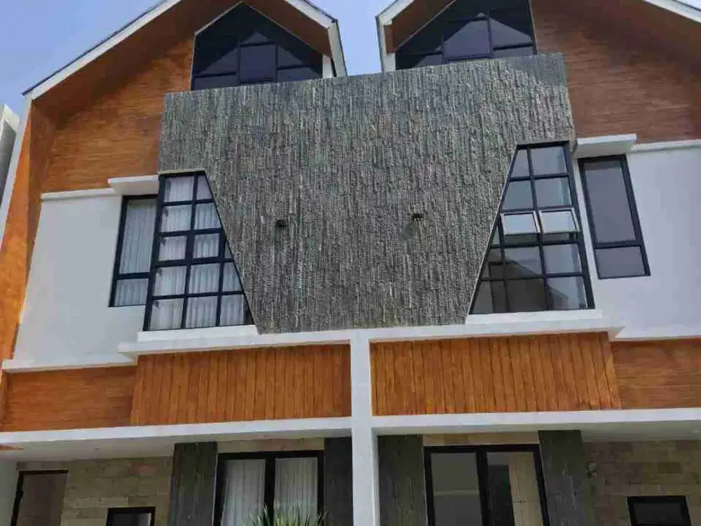 Rumah Modern Tropis Skandinavian Di Cilangkap Tapos Kota Depok
