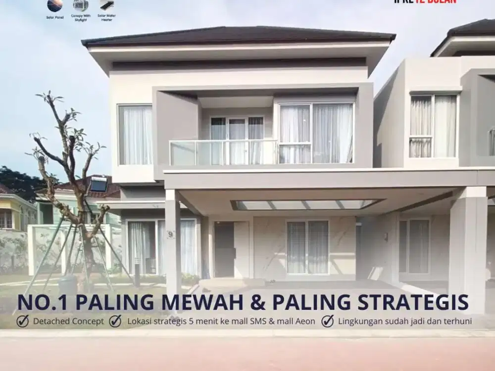 RUMAH SULTAN DENGAN MASTER BEDROOM PALING LUAS DI GADING SERPONG