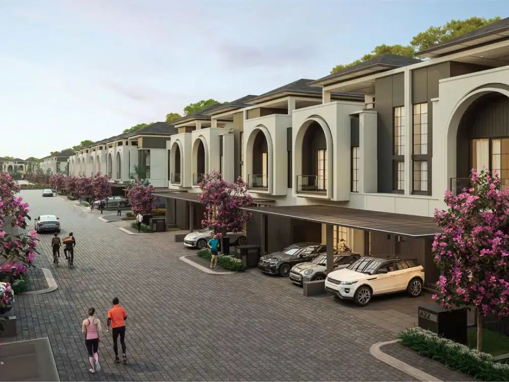 Rumah 2 Lantai Premium di HIERA BSD City DP Bisa 0% View Danau