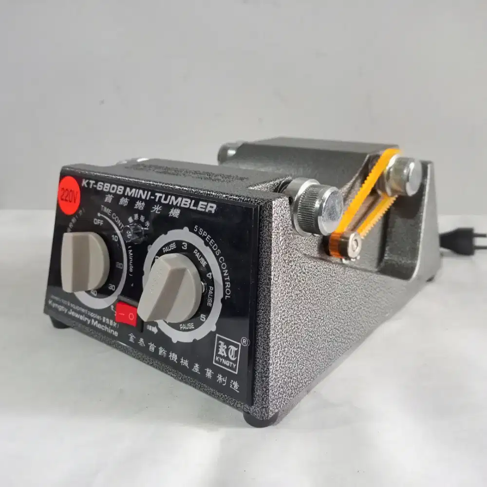 Mesin Sangling Kyngty KT-6808 Mini-Tumbler Poles Perhiasan/Jewelry