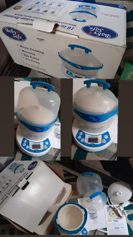 Dijual alat slow cooker merk baby safe 10in1