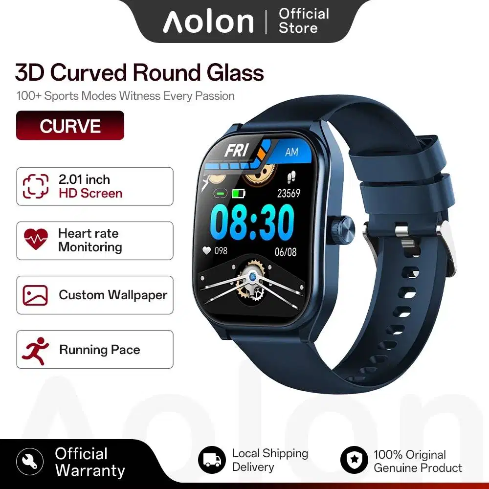 Aolon Curve 2024 Smart Watch IP68 Waterproof 2.0