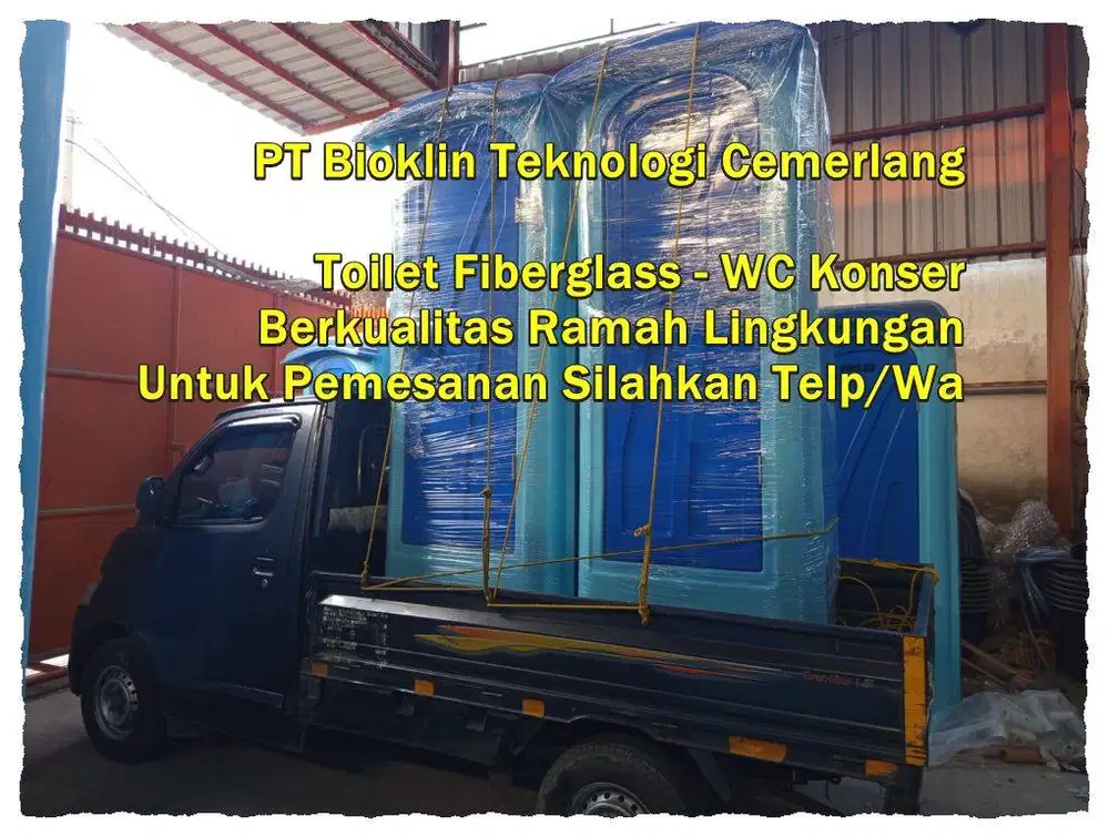 Toilet Umum, Toilet Fiberglass, Toilet  Portable, Anti Penuh dan Siap