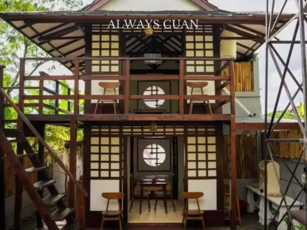 japanese villa 2 lantai area tabanan