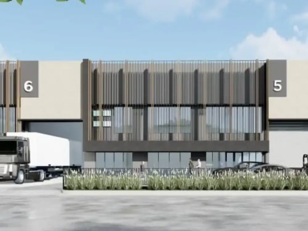 Gudang Produksi Dan Kantor Modern 3In1 Di Legok Lokasi Premium