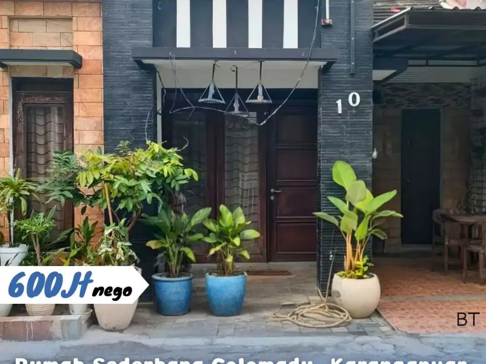 Dijual Rumah Sederhana Colomadu