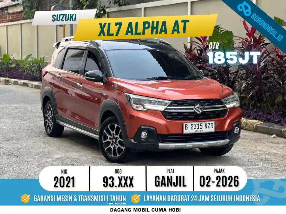Termurah! Suzuki XL7 alpha AT 2021 Orange