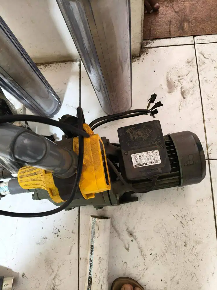 Pompa air Shimizu Jet-400 + ISCO SC-88 (Automatic Pump Control)