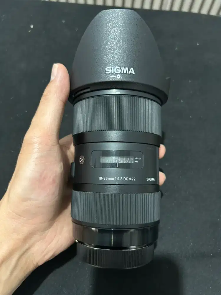 Lensa Wide Sigma 18-35mm f1.8 for Canon