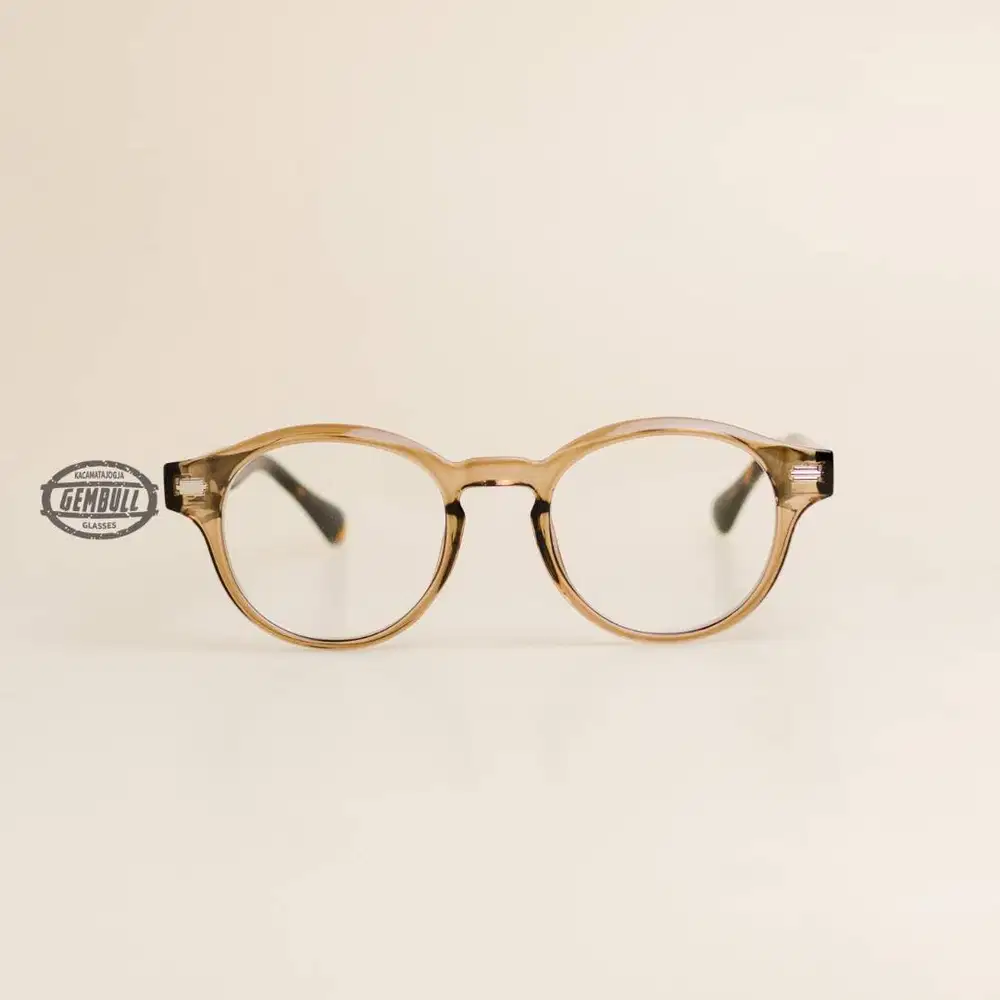 GEMBULL GLASSES - KACAMATA SEMI BULAT TEBAL - HAIRA 02