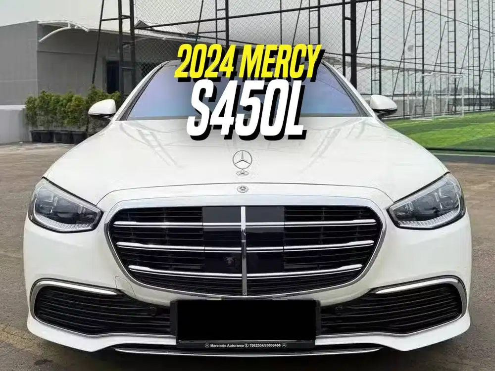 Mercedes Benz S450 L 2024 NIK 2023 White on Orange Putih Mercy S450L