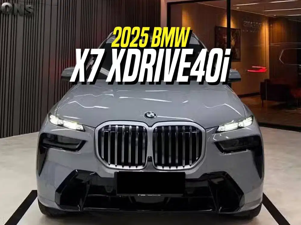 BMW X7 xDrive40i 2025 NIK 2024 Grey on Brown Abu-abu Abu x 7 40i