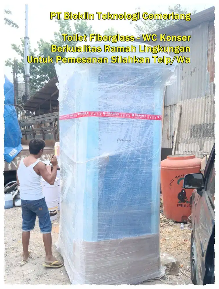 TANGKI AIR FIBERGLASS - GROUND TANK - PANEL FRP - ROOF TANK FRP